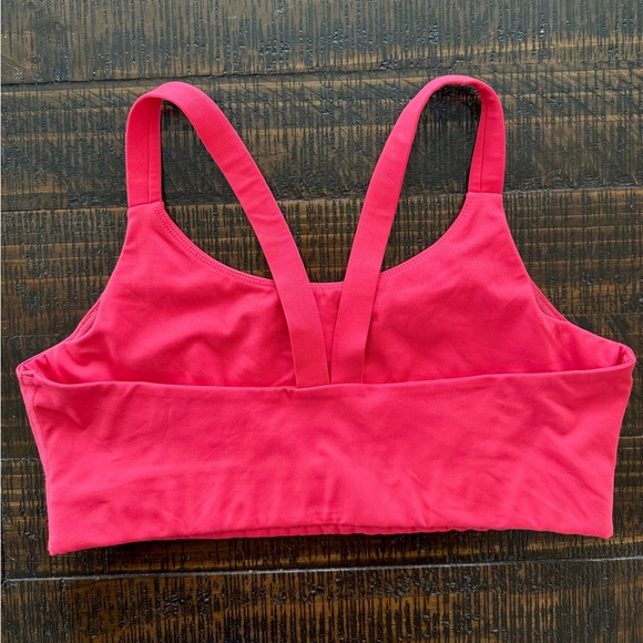 Girlfriend Collective Lou V-Back sports bra, lot of 3 black orange pink size L - Picture 7 of 10